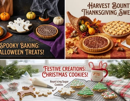 Holiday Baking Ideas Christmas, Thanks giving , Halloween & More.