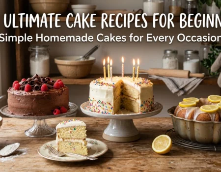 The Ultimate Cake Recipes for Beginners Simple Homemade Cakes for Every Occasion