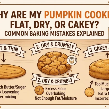 Why Are My Pumpkin Cookies Flat, Dry or Cakey Common Baking Mistakes Explained
