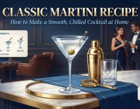 Classic Martini Recipe How to Make a Smooth, Chilled Cocktail at Home.