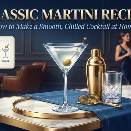 Classic Martini Recipe How to Make a Smooth, Chilled Cocktail at Home.