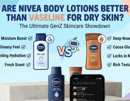 I Am a GenZ Man. Are Nivea Body Lotions Better Than Vaseline for Dry Skin.
