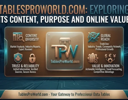 TablesProWorld.com Exploring Its Content, Purpose and Online Value.
