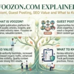 Voozon.com Explained Content, Guest Posting, SEO Value and What to Know.